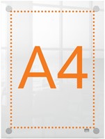 Infobord Nobo Premium Plus A4 acryl wand 1 Stuk-3