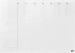 Weekplanner Nobo transparant acryl A4 1 Stuk