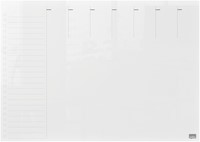 Weekplanner Nobo transparant acryl A4 1 Stuk