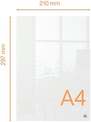Notitiebord Nobo transparant acryl A4 1 Stuk
