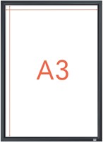 Kliklijst Nobo Impression Pro A3 zwart 1 Stuk-1