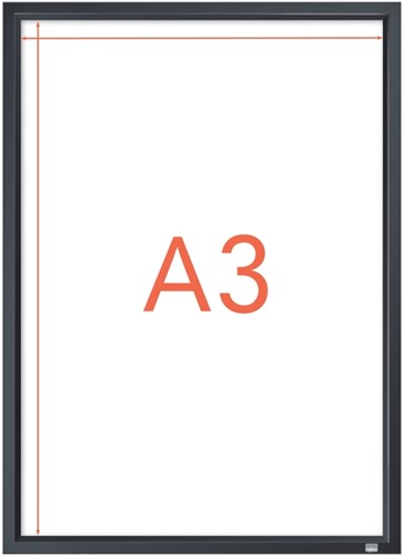 Kliklijst Nobo Impression Pro A3 zwart 1 Stuk-1
