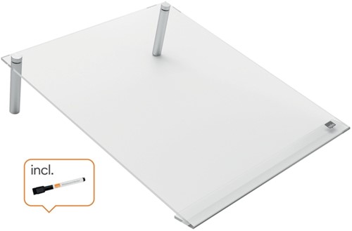 Notitiebord Nobo transparant acryl schuin A4 1 Stuk-2