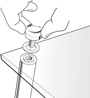 Notitiebord Nobo transparant acryl schuin A4 1 Stuk-10