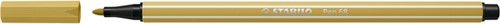 Viltstift STABILO Pen 68/66 M khaki 1 Stuk