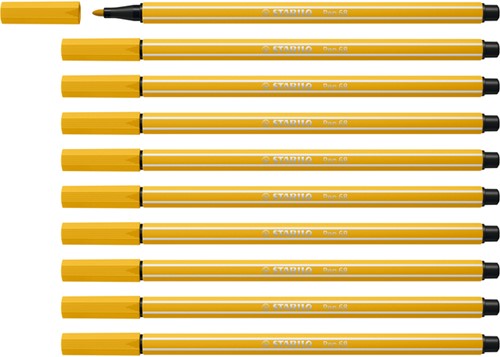 Viltstift STABILO Pen 68/87M  curry 1 Stuk-4