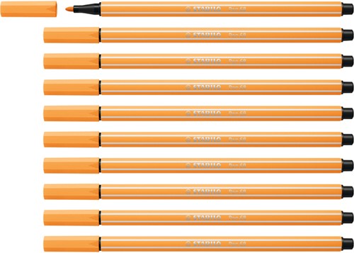 Viltstift STABILO Pen 68/85 M papaja 1 Stuk-4