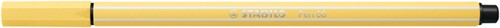 Viltstift STABILO Pen 68/23 M lichtgeel 1 Stuk-5