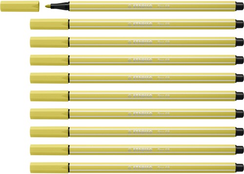 Viltstift STABILO Pen 68/67 M mosterd 1 Stuk-4
