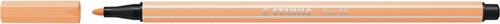 Viltstift STABILO Pen 68/25 M pastel oranje 1 Stuk