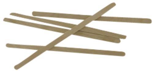 Roerstaafje IEZZY 140mm hout 1000 Stuk