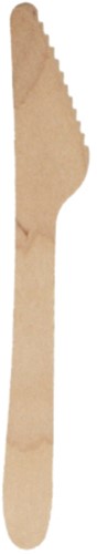 Mes IEZZY 160mm hout 100 Stuk