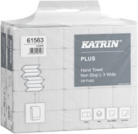 Handdoek Katrin Plus 3laags 240x320mm wit 25 Stuk-2