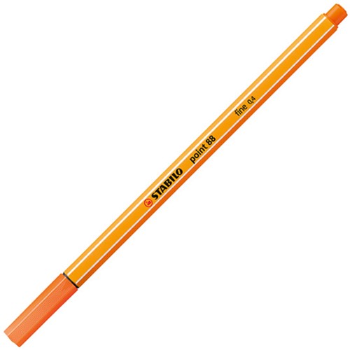 Fineliner STABILO point 88/30 F bleek vermiljoen 1 Stuk-2