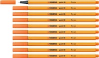 Fineliner STABILO point 88/30 F bleek vermiljoen 1 Stuk-1
