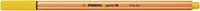 Fineliner STABILO point 88/24 F citroengeel 1 Stuk-2