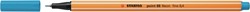 Fineliner STABILO point 88/031 F neon blauw 1 Stuk