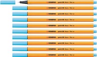 Fineliner STABILO point 88/031 F neon blauw 1 Stuk-1