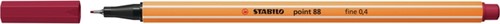 Fineliner STABILO point 88/19 F heidepaars 1 Stuk