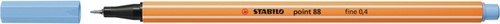 Fineliner STABILO point 88/11 F ijsblauw 1 Stuk