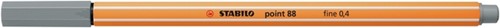 Fineliner STABILO point 88/95 F middelkoud grijs 1 Stuk-2