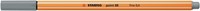 Fineliner STABILO point 88/95 F middelkoud grijs 1 Stuk-2