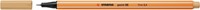 Fineliner STABILO point 88/88 F licht oker 1 Stuk