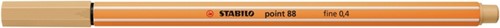 Fineliner STABILO point 88/88 F licht oker 1 Stuk-3