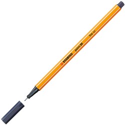 Fineliner STABILO point 88/98  F payne's grijs 1 Stuk