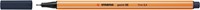 Fineliner STABILO point 88/98  F payne's grijs 1 Stuk