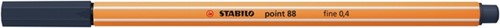 Fineliner STABILO point 88/98  F payne's grijs 1 Stuk-2