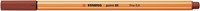 Fineliner STABILO point 88/75 F sienna 1 Stuk-2