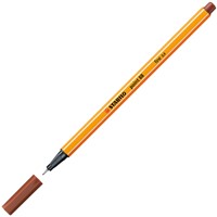 Fineliner STABILO point 88/38 F krijtrood 1 Stuk