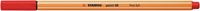 Fineliner STABILO point 88 F lichtrood 1 Stuk-2