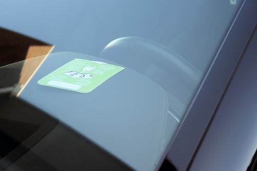 Parkeerschijf Kangaro E-car met blauw-groen zijde 1 Stuk-2