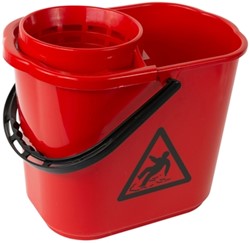 Mopemmer spaans Cleaninq met korf 12L rood 1 Stuk