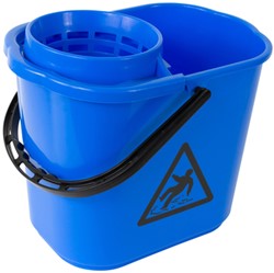 Mopemmer spaans Cleaninq met korf 12L blauw 1 Stuk