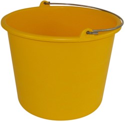 Emmer 12 liter geel 1 Stuk