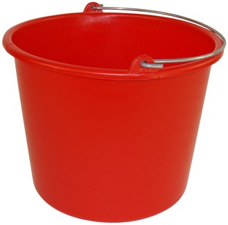 Emmer Cleaninq 12 liter rood 1 Stuk