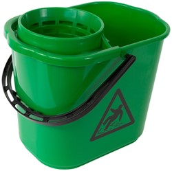 Mopemmer met Korf 12 ltr groen 1 Stuk