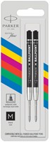 Balpenvulling Parker Economic M zwart 2 Stuk