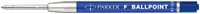 Balpenvulling Parker Economic F blauw 2 Stuk-2