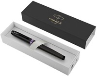 Vulpen Parker IM paars ring M zwart 1 Stuk-2