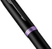 Vulpen Parker IM paars ring M zwart 1 Stuk-1