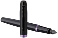 Vulpen Parker IM paars ring M zwart 1 Stuk-2