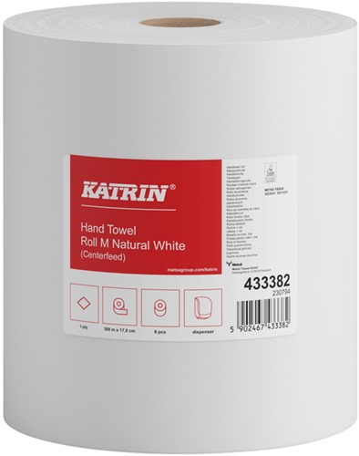 Poetspapier Katrin medium 1-laags wit 433382 6 Zak