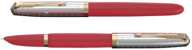 Vulpen Parker 51 Premium GT F vuurrood 1 Stuk-3