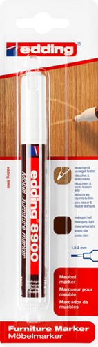 Viltstift edding 8900 meubel rond 1.5-2mm mahonie 1 Stuk
