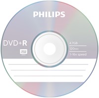 DVD+R Philips 4.7GB 16x SP (10) 10 Stuk-2