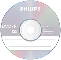 DVD-R Philips 4.7GB 16x SP (50) 50 Stuk-2